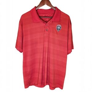 UNM Lobos Red Polo Shirt | Embroidered Logo | Men’s